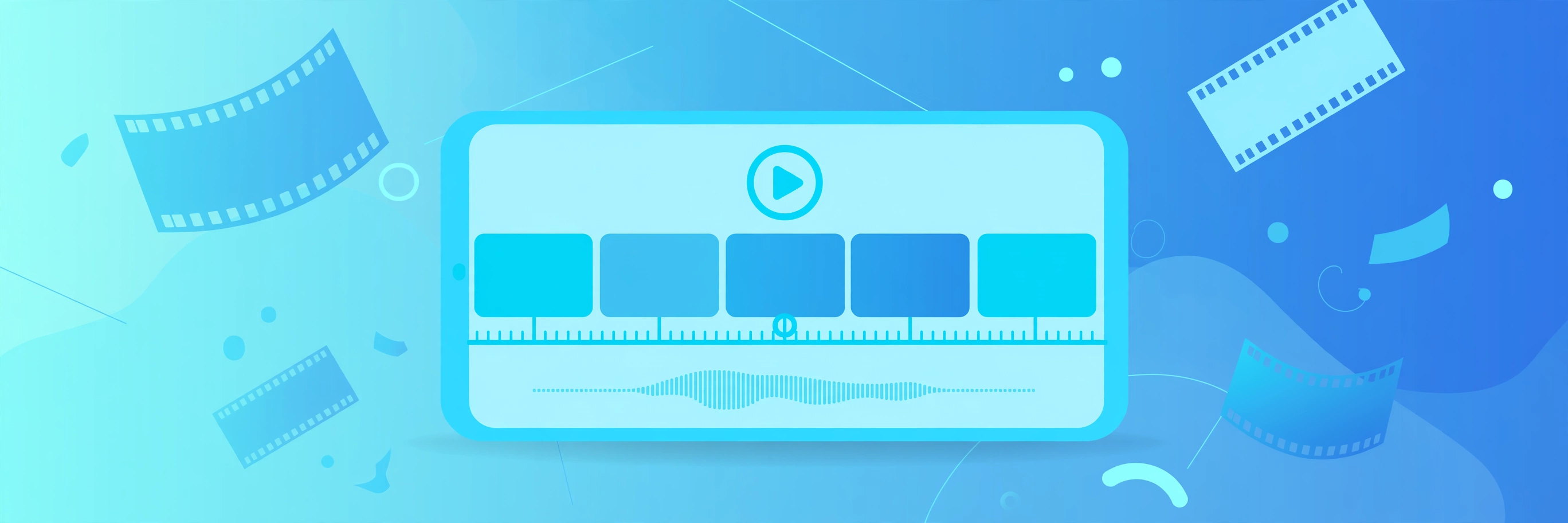 Video template editing illustration